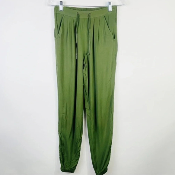 PRIMARK Olive Green Jogger Pants Size 4‎ - Picture 1 of 5